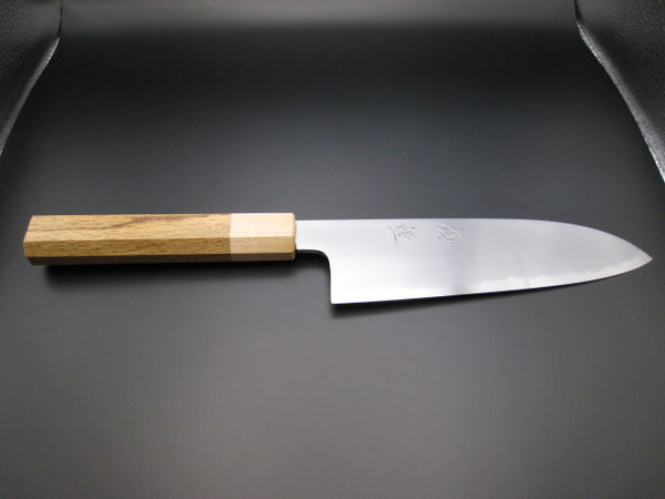 Tsuruhime 165mm Santoku Oak wood Octagon