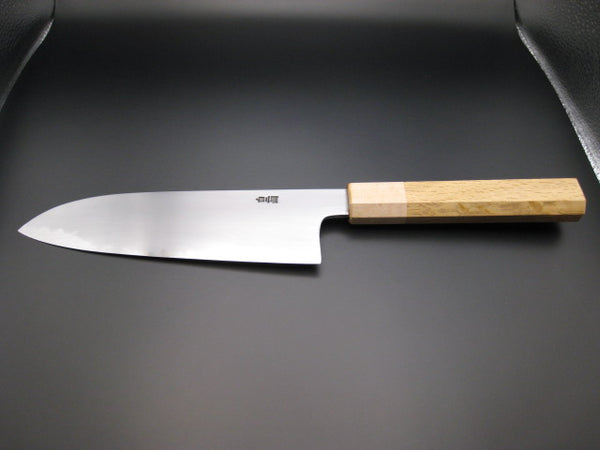 Tsuruhime 165mm Santoku Oak wood Octagon